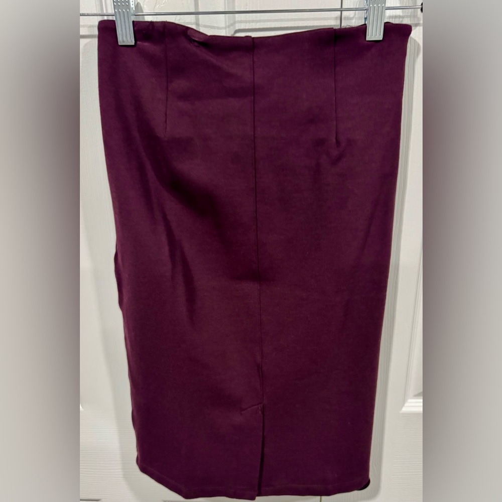 Liverpool Deep Purple Pencil Skirt